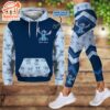 Custom Stitch Pattern Hoodie And Leggings Set