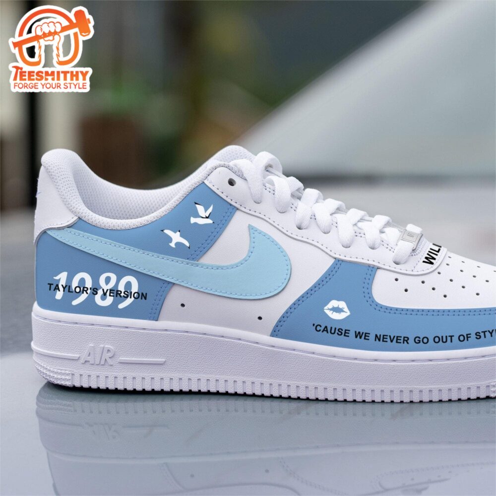 Custom Taylor’s Nike Air Force 1 Shoes Blue