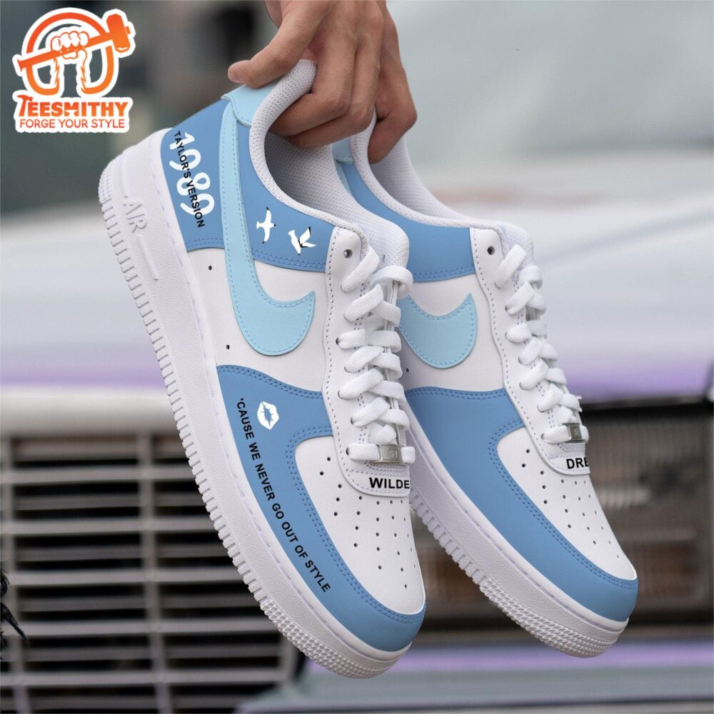 Custom Taylor’s Nike Air Force 1 Shoes Blue