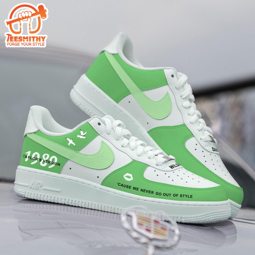 Custom Taylor’s Nike Air Force 1 Shoes Light Green V1