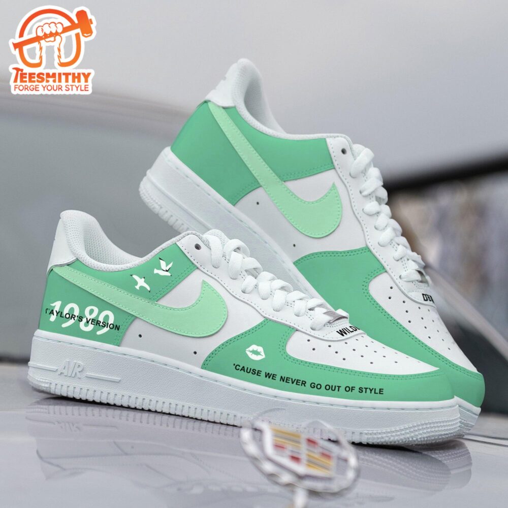 Custom Taylor’s Nike Air Force 1 Shoes Light Green