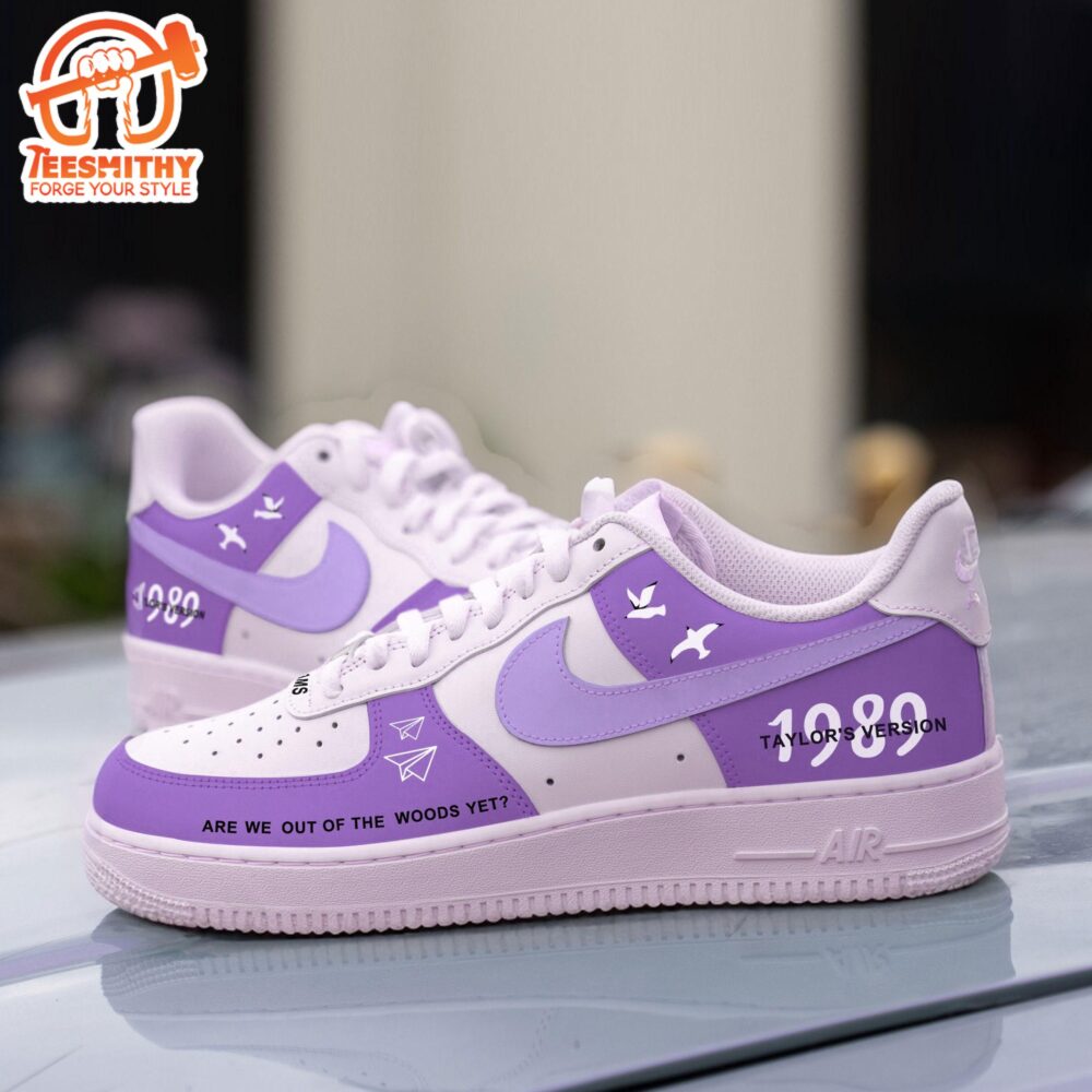 Custom Taylor’s Nike Air Force 1 Shoes Pastel Purple