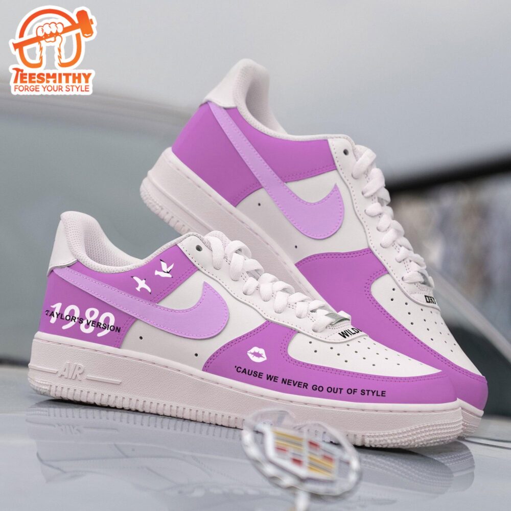 Custom Taylor’s Nike Air Force 1 Shoes Purple