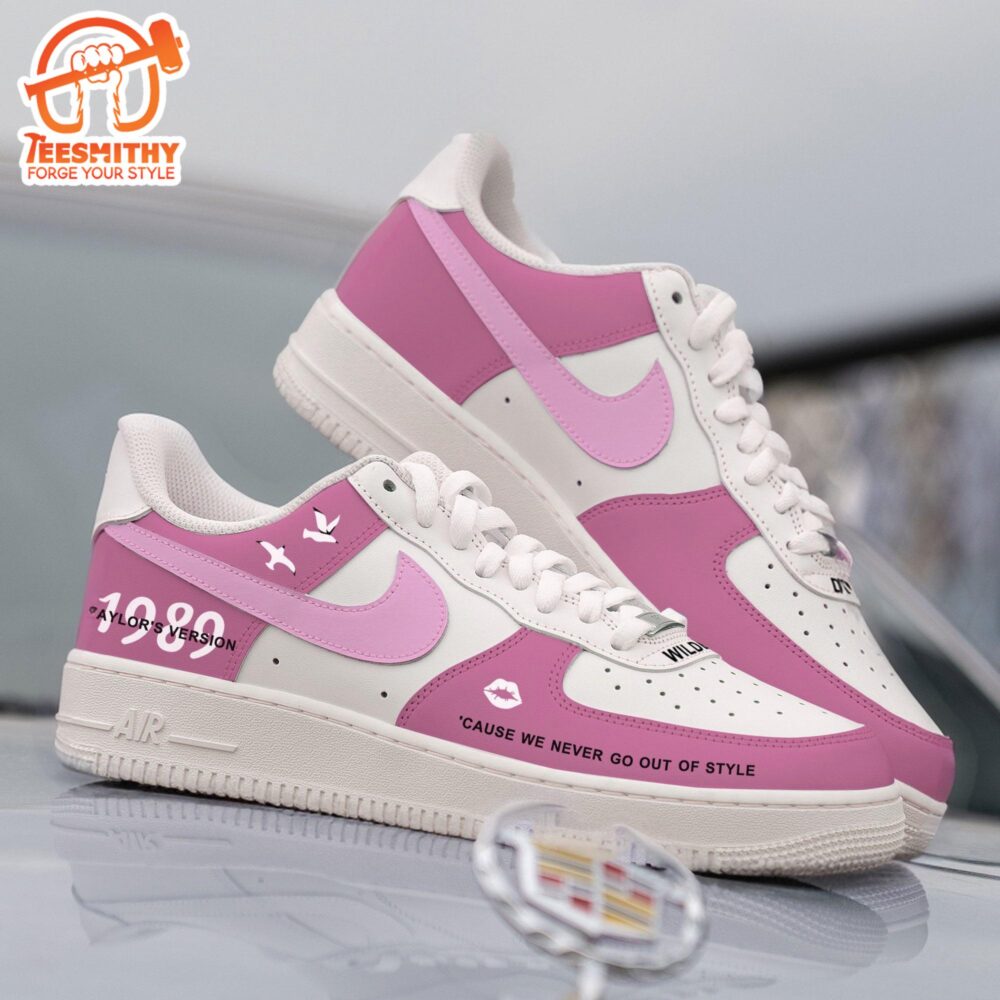 Custom Taylor’s Nike Air Force 1 Shoes Rose Pink