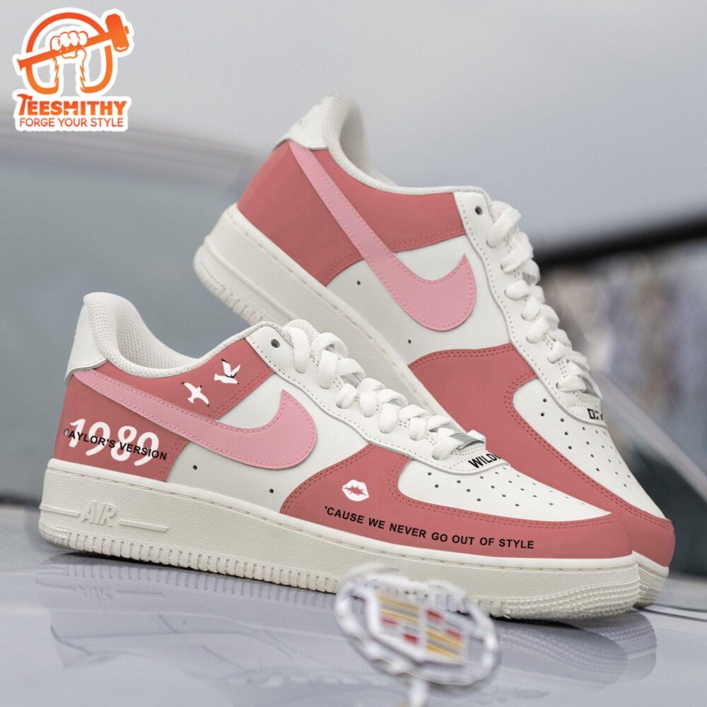 Custom Taylor’s Nike Air Force 1 Shoes Rose Red