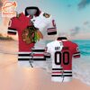 Customized NHL Chicago Blackhawks Mix Jersey Style Polo Shirt