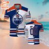 Customized NHL Edmonton Oilers Mix Jersey Style Polo Shirt