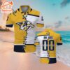 Customized NHL Nashville Predators Mix Jersey Style Polo Shirt