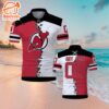 Customized NHL New Jersey Devils Mix Jersey Style Polo Shirt