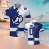 Customized NHL Tampa Bay Lightning Mix Jersey Style Polo Shirt