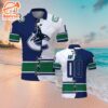 Customized NHL Vancouver Canucks Mix Jersey Style Polo Shirt