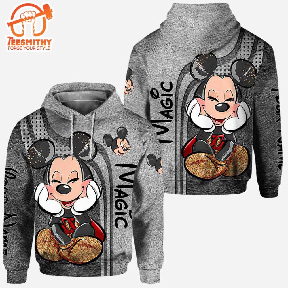 Cute Mickey Ears - Personalized Hoodie and Leggings