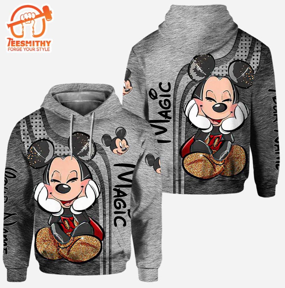 Cute Mickey Ears – Personalized Hoodie and Leggings