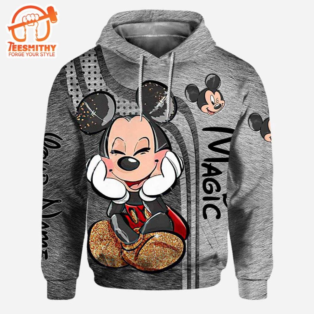 Cute Mickey Ears – Personalized Hoodie and Leggings