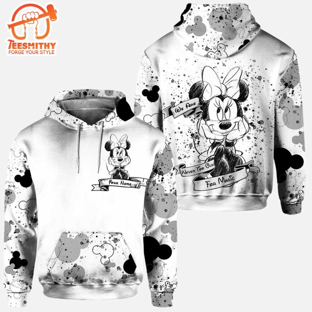 Cute Mickey Mouse Ears - Personalized Hoodie and Leggings