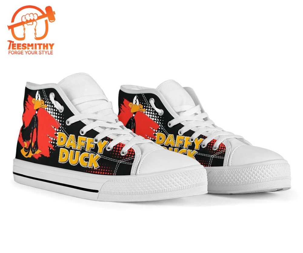 Daffy Duck High Top Shoes Looney Tunes Fan