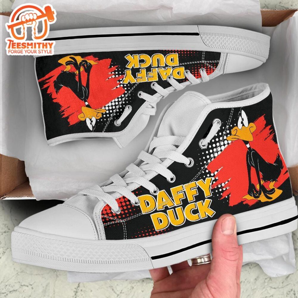 Daffy Duck High Top Shoes Looney Tunes Fan