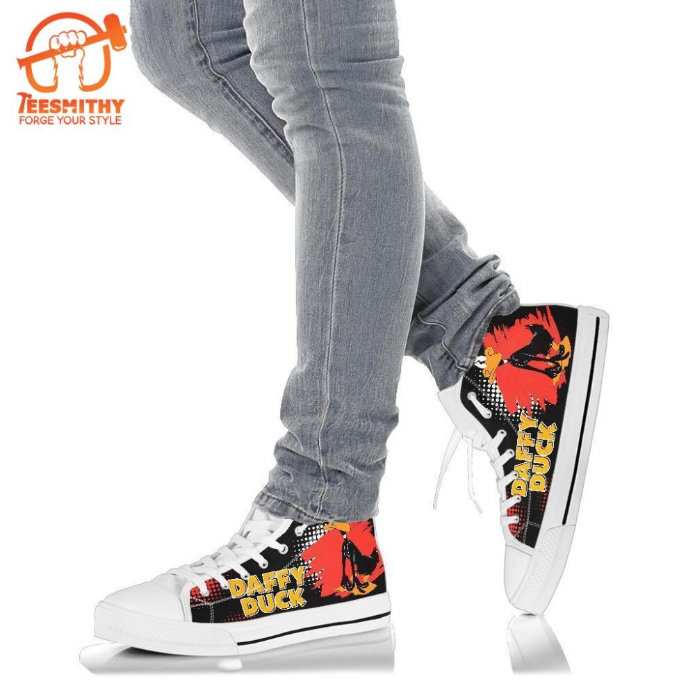 Daffy Duck High Top Shoes Looney Tunes Fan