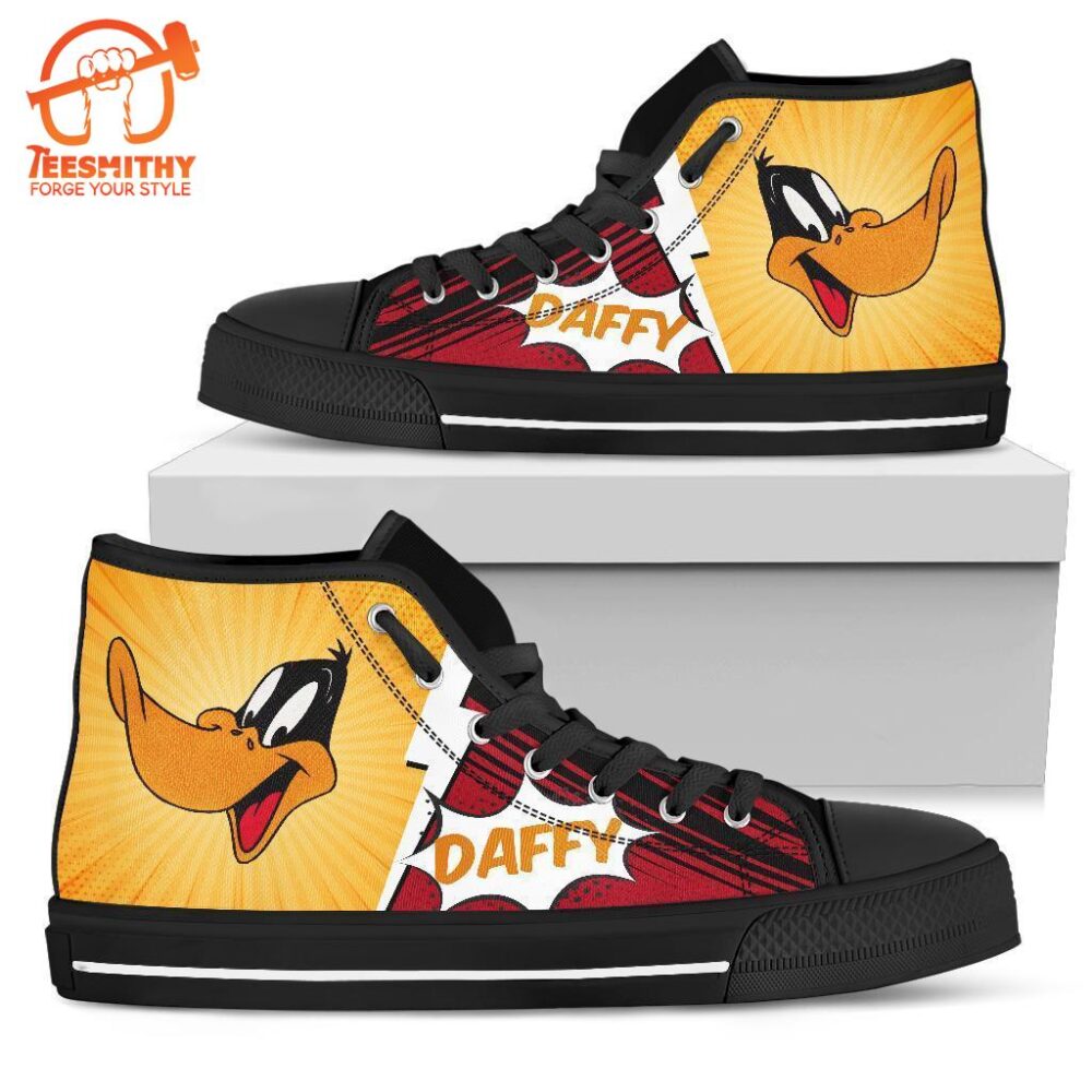 Daffy Duck Sneakers Fan High Top Shoes Custom