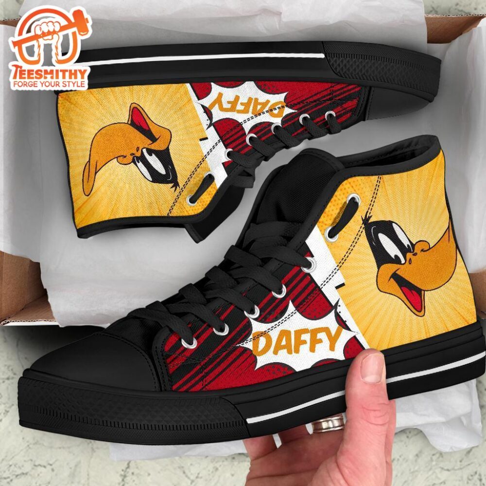 Daffy Duck Sneakers Fan High Top Shoes Custom