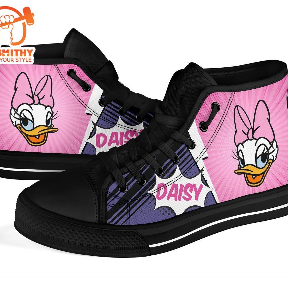 Daisy Duck High Top Shoes Custom