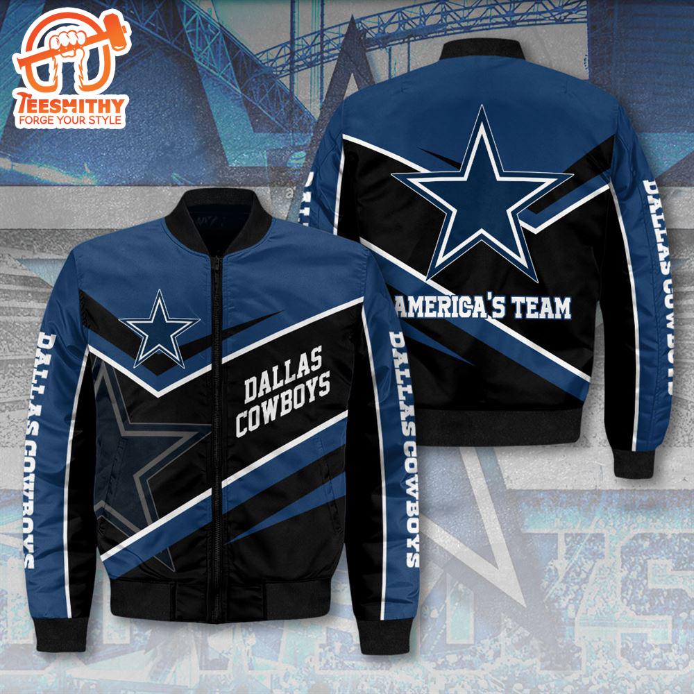 Dallas Cowboys 3D Bomber Jacket Gift Christmas