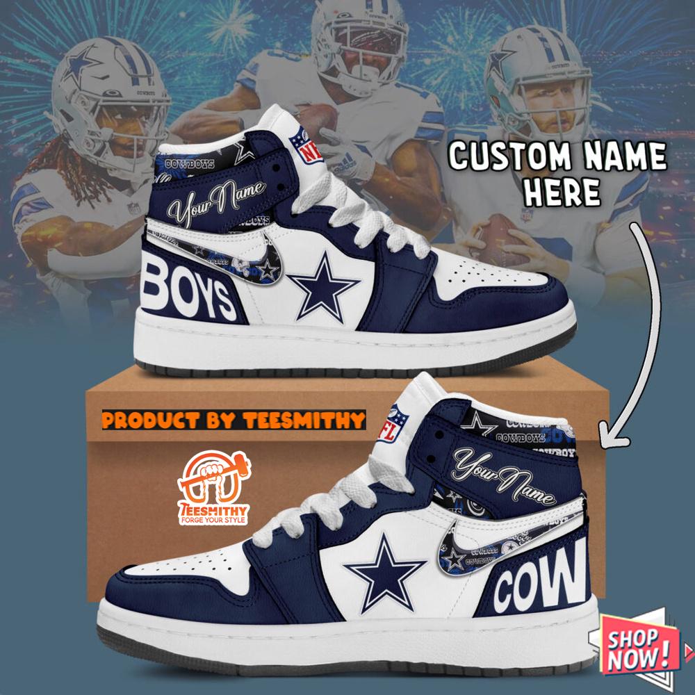 Dallas Cowboys Air Jordan 1 Shoes