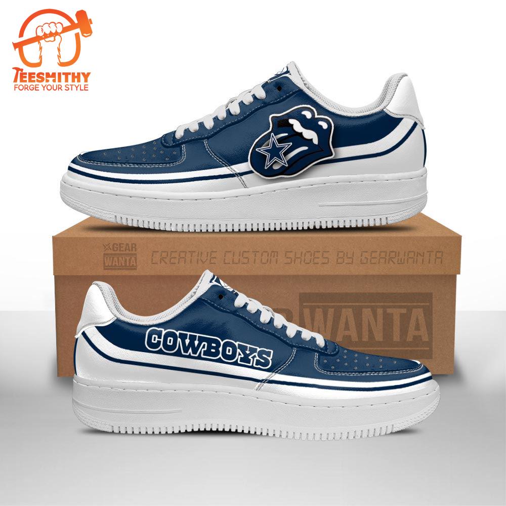 Dallas Cowboys Air Sneakers Custom Force Shoes Sexy Lips For Fans  Gift For Christmas