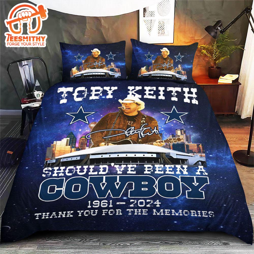 Dallas Cowboys x Toby Keith Bedding Set Christmas For Fans