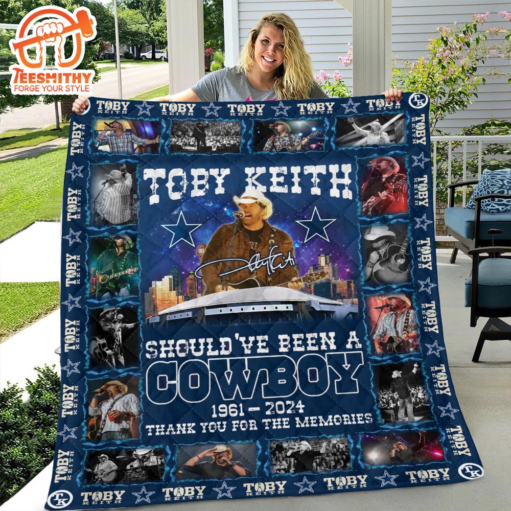 Dallas Cowboys x Toby Keith Quilt Blanket Christmas For Fan