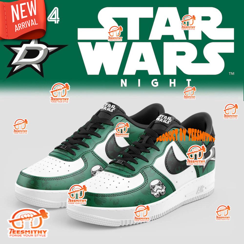 Dallas Stars x Star Wars Night Limited Edition Air Force 1 Shoes Sneakers