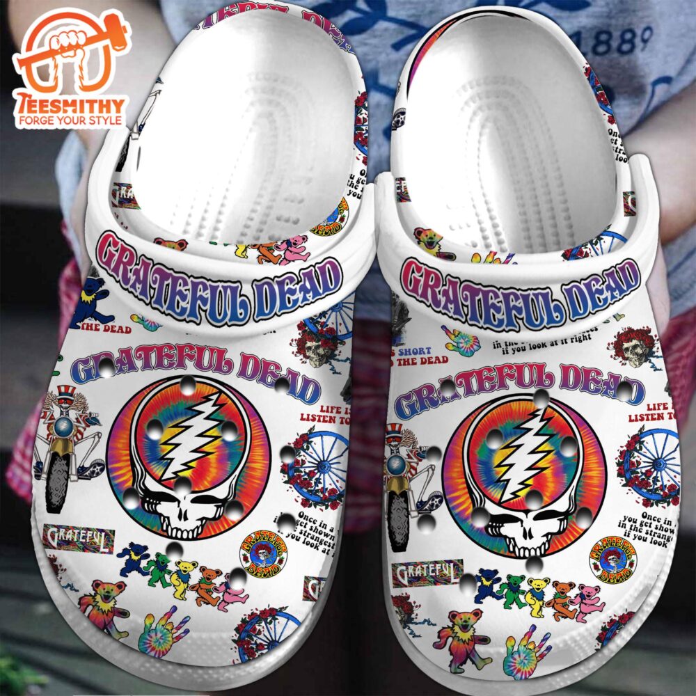 Dancing Bears Grateful Dead Music Band  Clogs