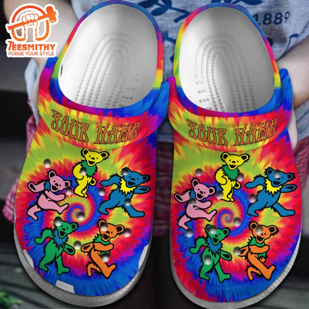 Dancing Bears Grateful Dead Music Band Unisex Clogs