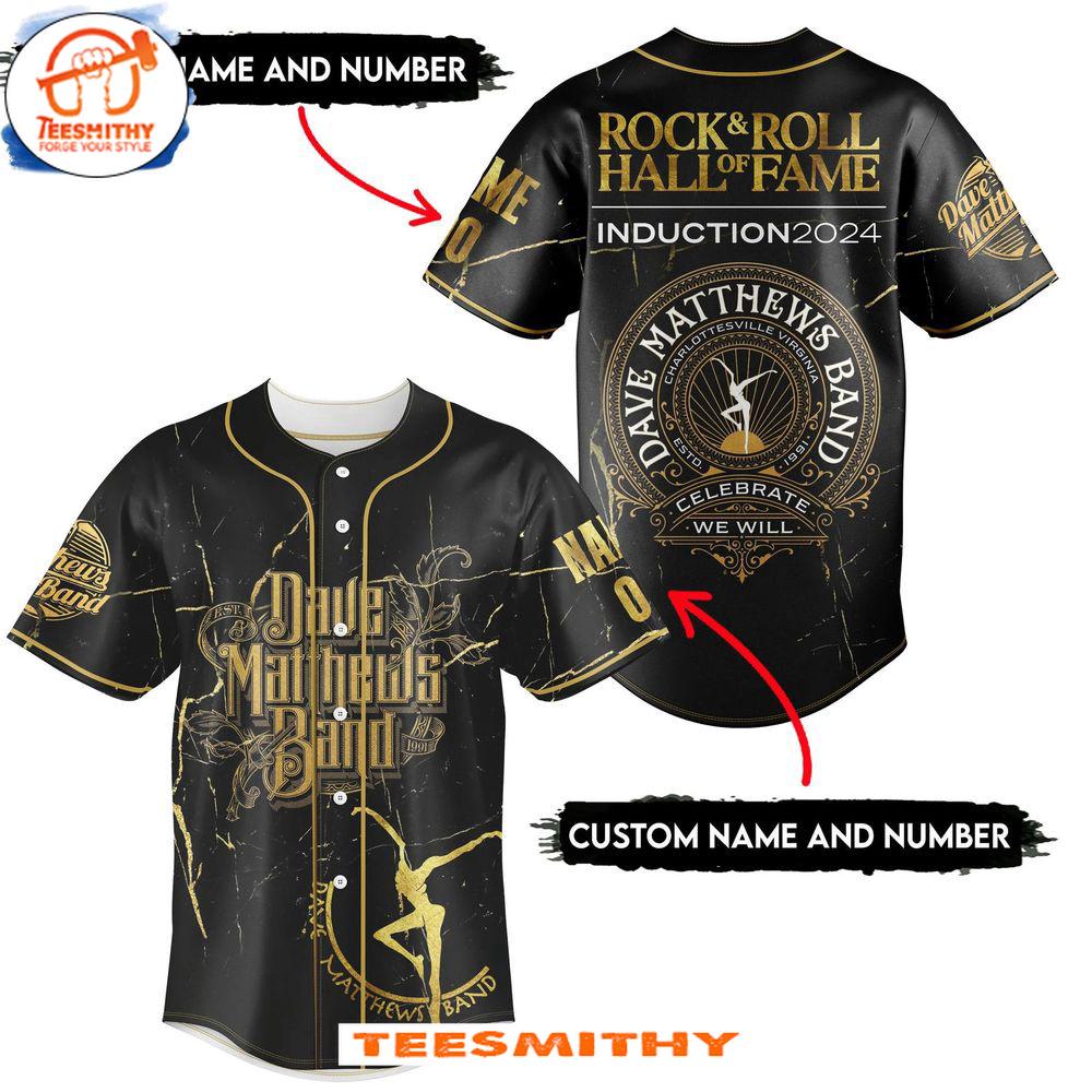 Dave Matthews Band Hall Of Fame 2024 Limited Baseball Jersey