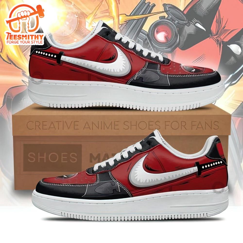 Deadpool Air Force 1 Shoes