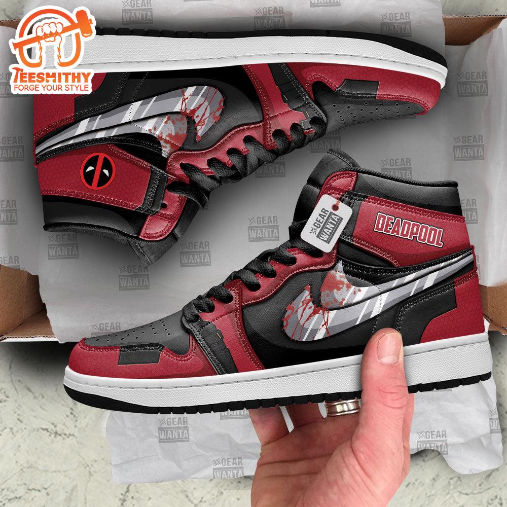 Deadpool Air Jordan 1-Sneakers Movies Custom Name