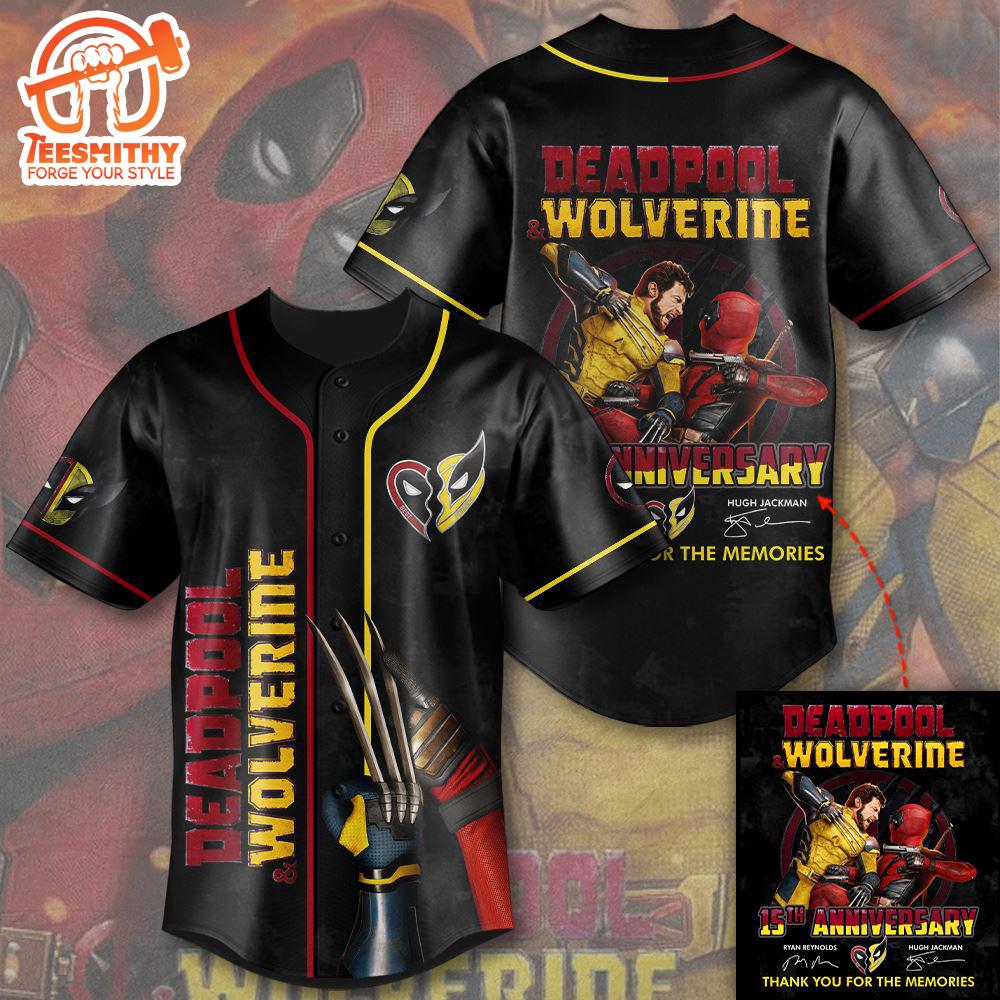 Deadpool x Wolverine Baseball Jersey Gift For Fan