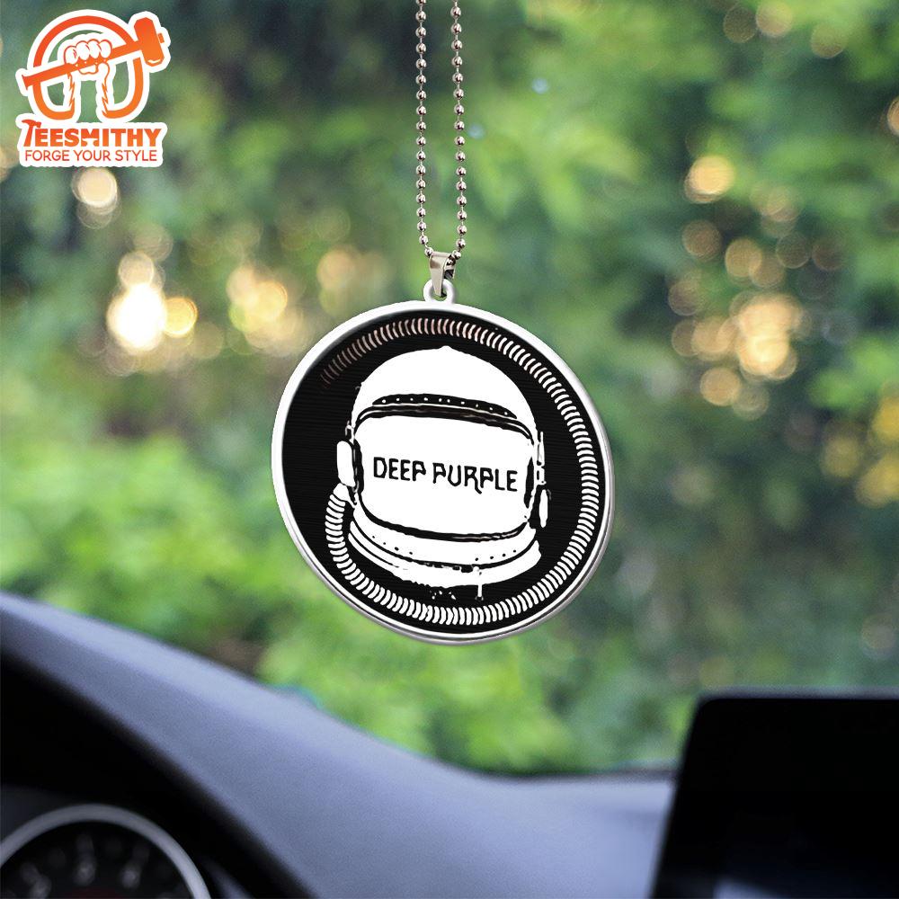 Deep Purple Custom Shape 2-sided Acrylic Car Ornament Gift For Xmas