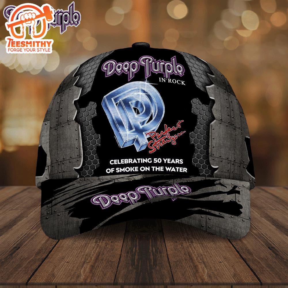 Deep Purple Merry Christmas 3D Cap Hat Gift For Fans