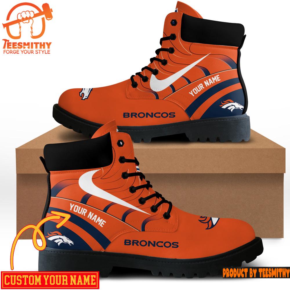 Denver Broncos Custom Boots Shoes Idea Gift For Fan