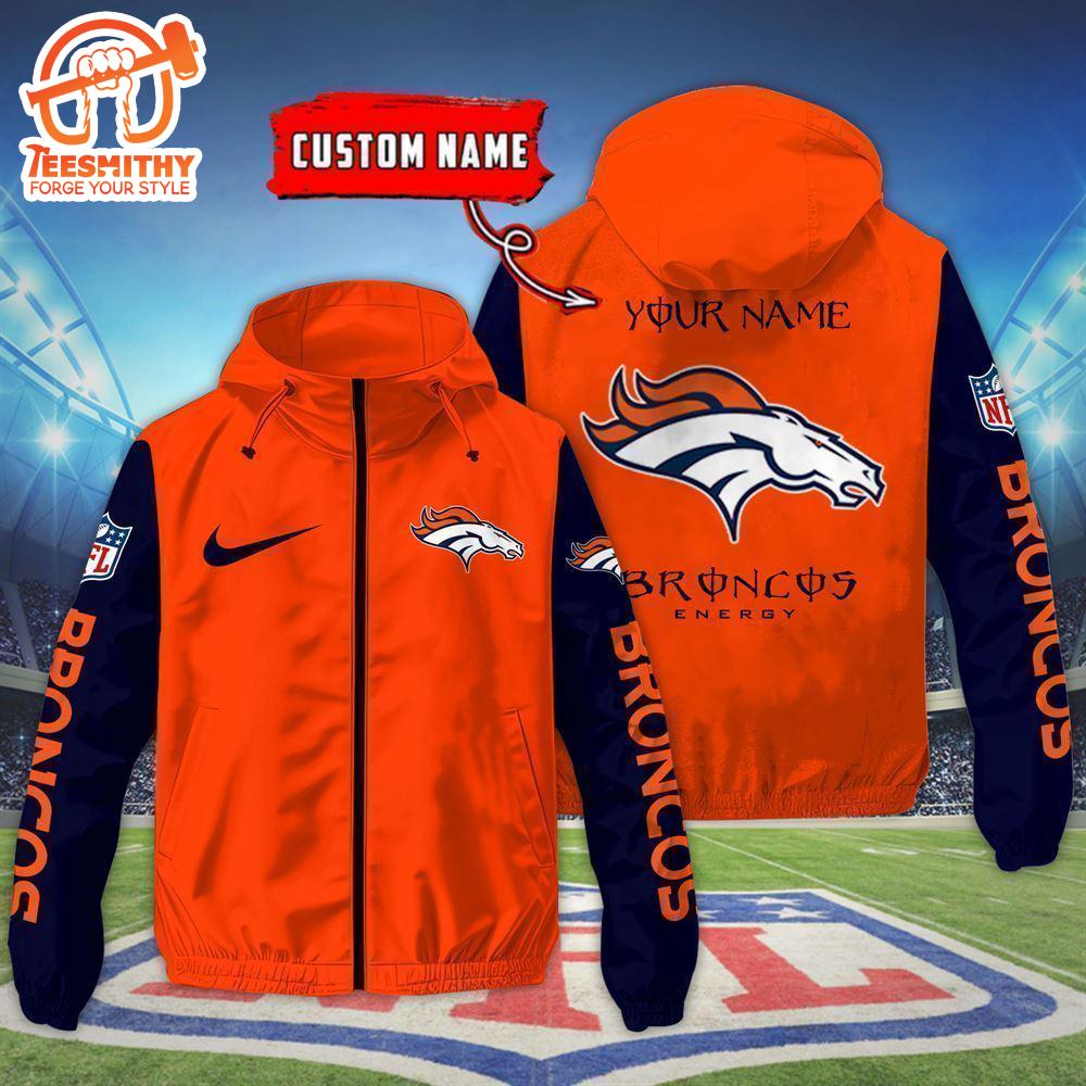 Denver Broncos Custom Name Outdoor Jacket