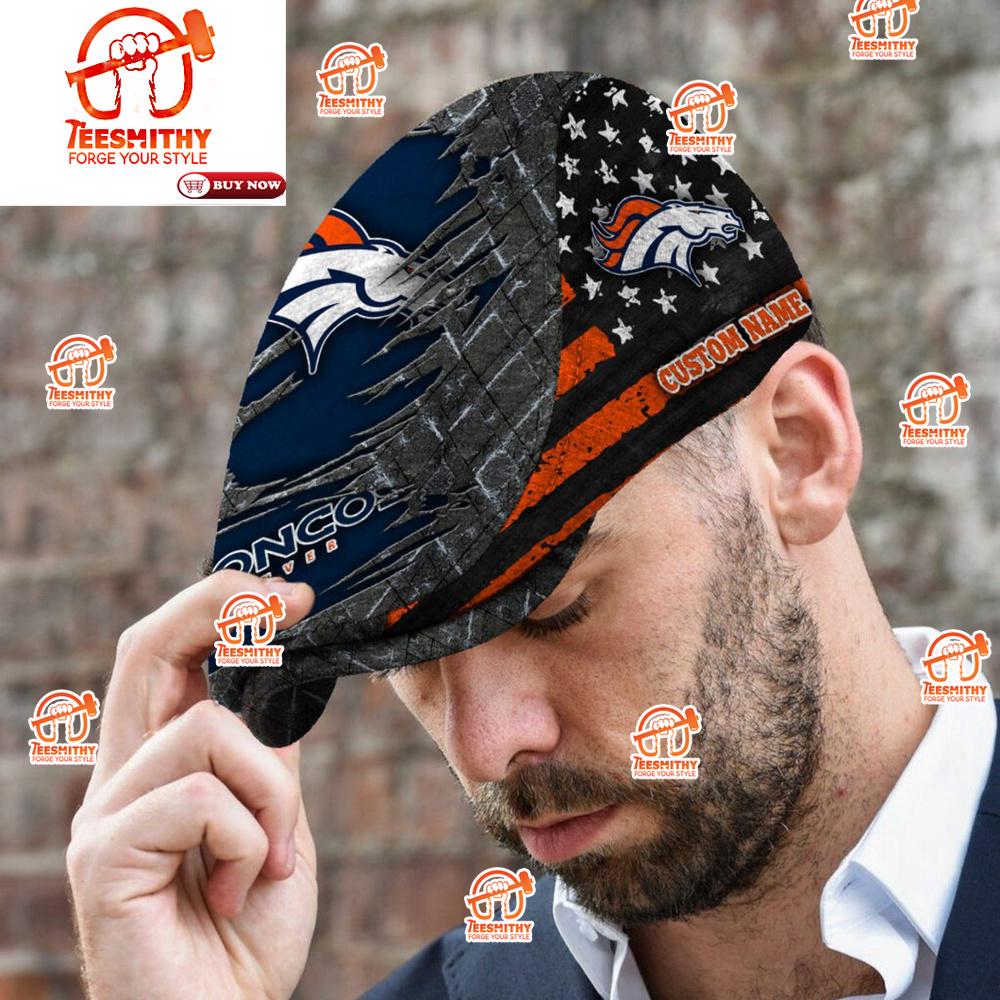 Denver Broncos NFL Personalized Jeff Cap