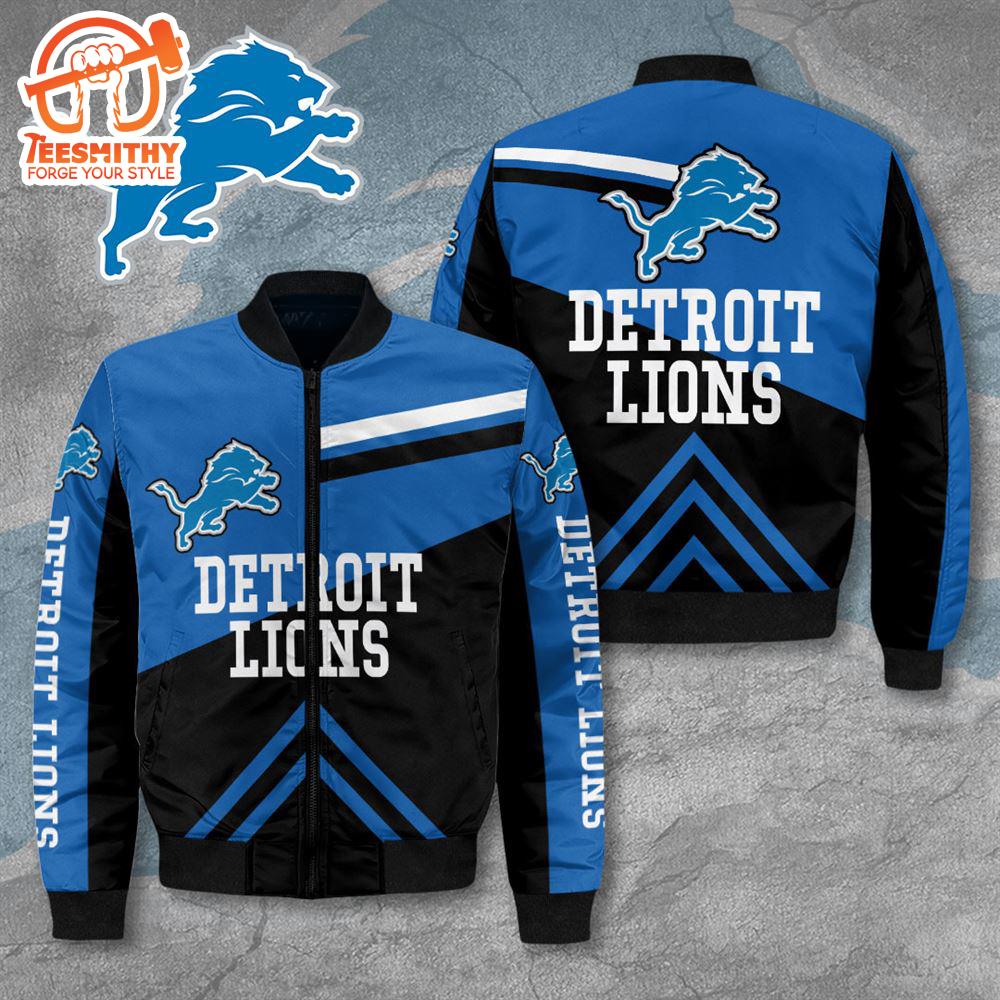 Detroit Lions 3D Bomber Jacket Gift Christmas