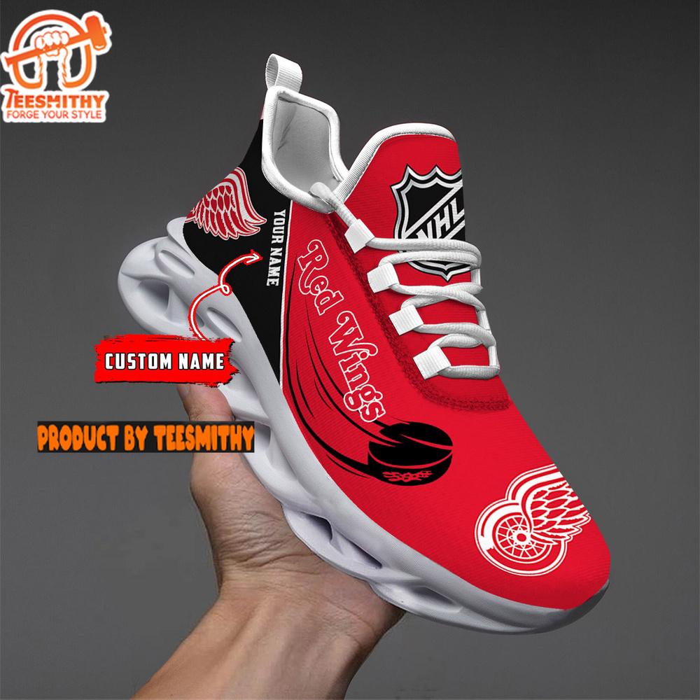 Detroit Red Wings Personalized NHL New Max Soul Shoes V1