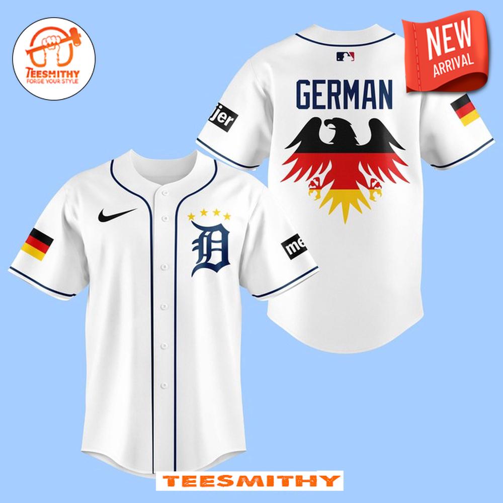 Detroit Tigers 2024 German Heritage Baseball Jersey