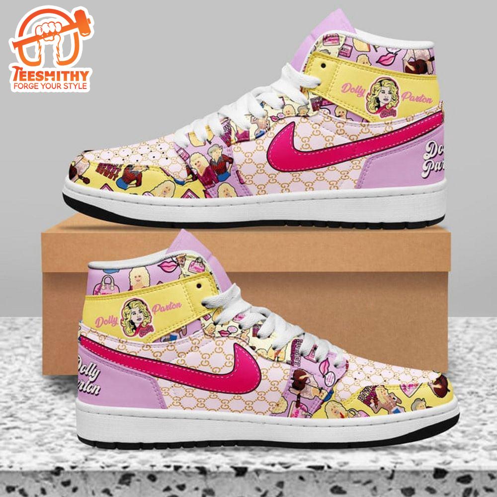 Dolly Parton Gucci Theme Custom Air Jordan 1 Sneakers