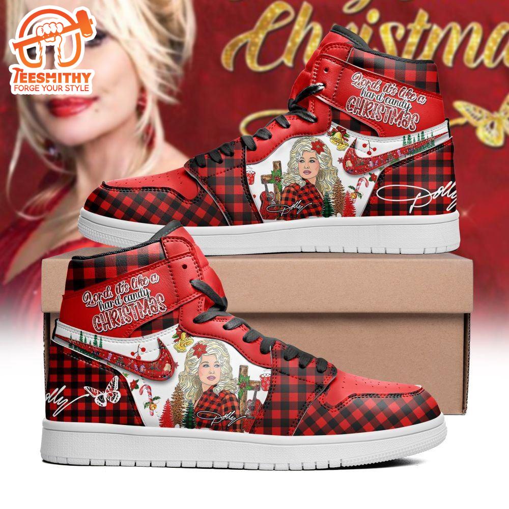 Dolly Parton Lord, It’s Like A Hard Candy Christmas Custom Air Jordan 1 Sneakers