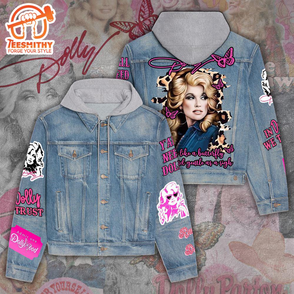 Dolly Parton Women’s Denim Hood Jacket