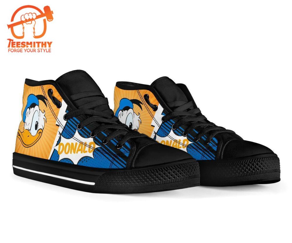 Donald Duck High Top Shoes Custom