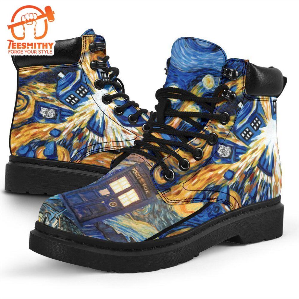 Dr Who Boots Mixed Stary Night Amazing Gift Idea